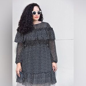 Lane Bryant Ruffle Dress